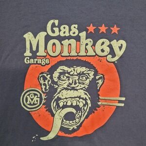 Gas Monkey Garage Graphic T-Shirt Monkey Face Short Sleeve Adult Size 2XL‎